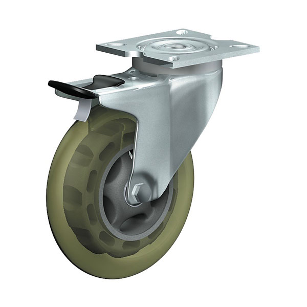 Swivel Castor With Total Lock Institutional Series 315P, Wheel SKA